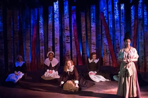 Theatrical performance of the salem witch trials